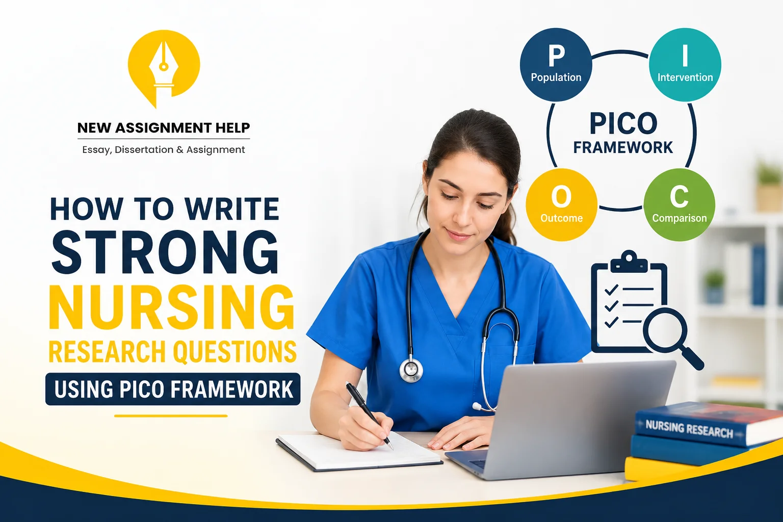 How to Write Strong Nursing Research Questions Using the PICO Framework